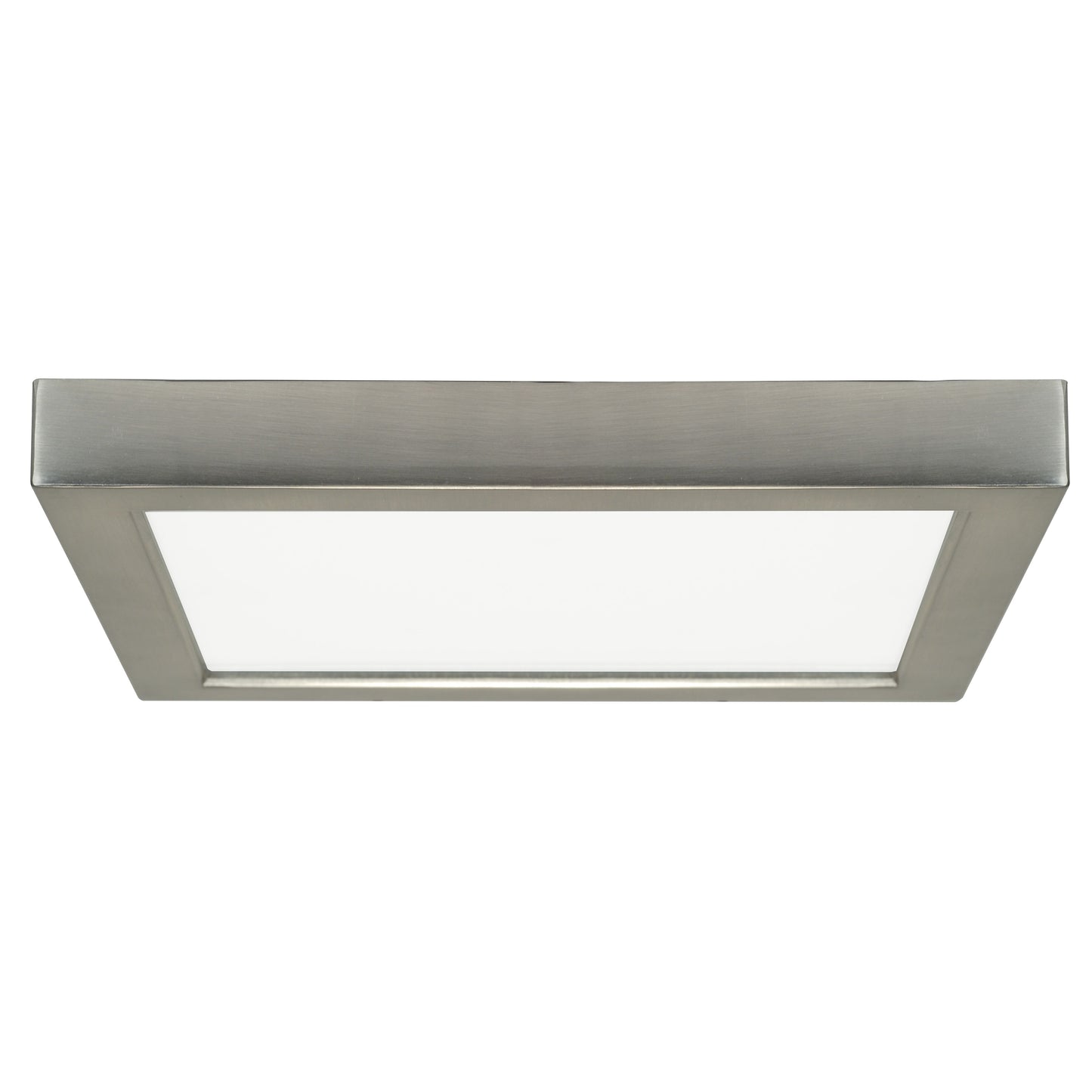 Blink - 18.5W- 9" Surface Mount LED - 2700K- Square Shape - Brushed Nickel Finish - 120V