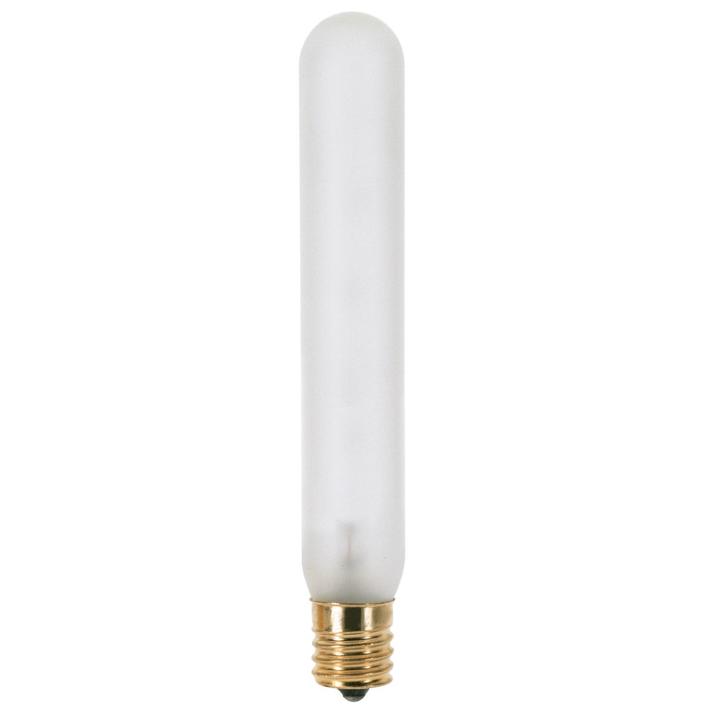 40 Watt T6 1/2 Incandescent; Frost; 1500 Average rated hours; 340 Lumens; Intermediate base; 130 Volt