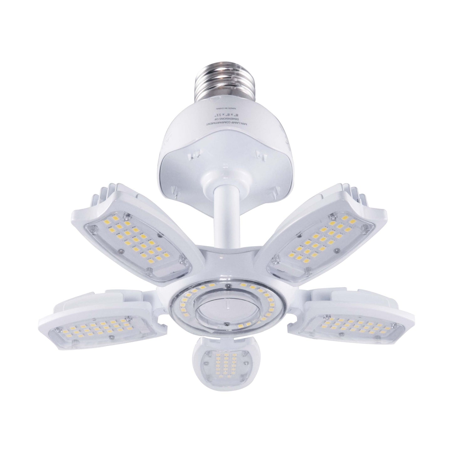 40 Watt LED HID Replacement; 2700K; Mogul extended base; Adjustable Beam Angle; Type B Ballast Bypass;100-277 Volt