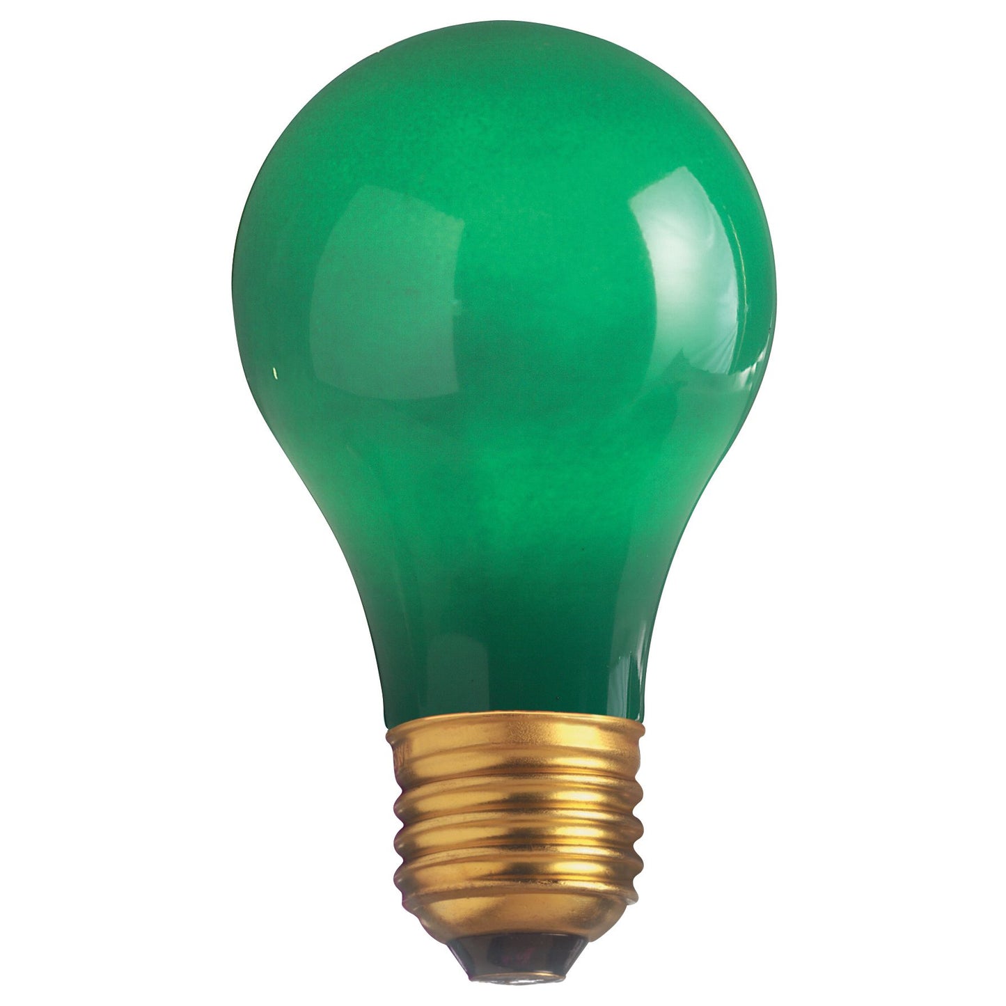 40 Watt A19 Incandescent; Ceramic Green; 2000 Average rated hours; Medium base; 130 Volt