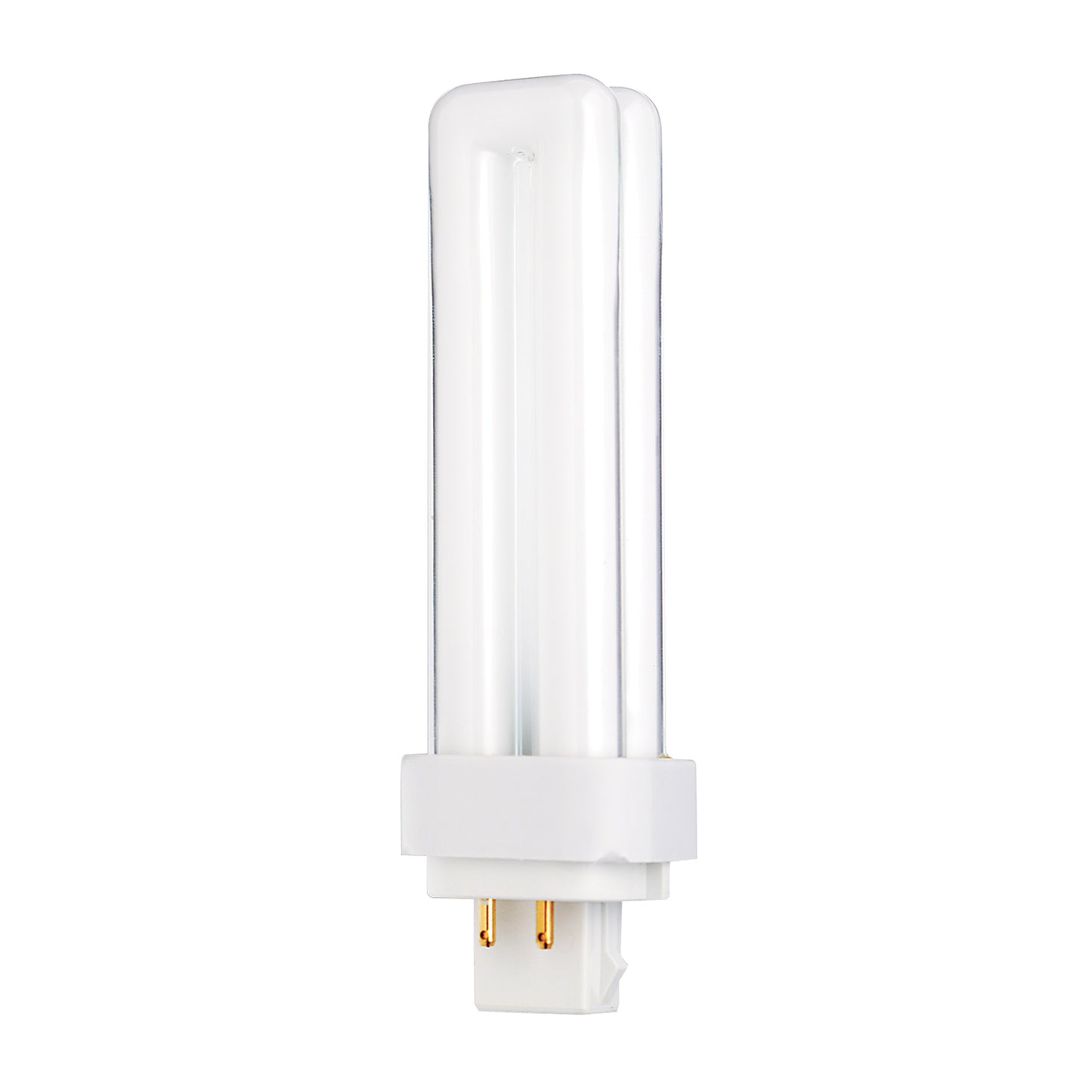 13 Watt; pin-based Compact Fluorescent; 4100K; 82 CRI; G24Q-1 (4-Pin) base