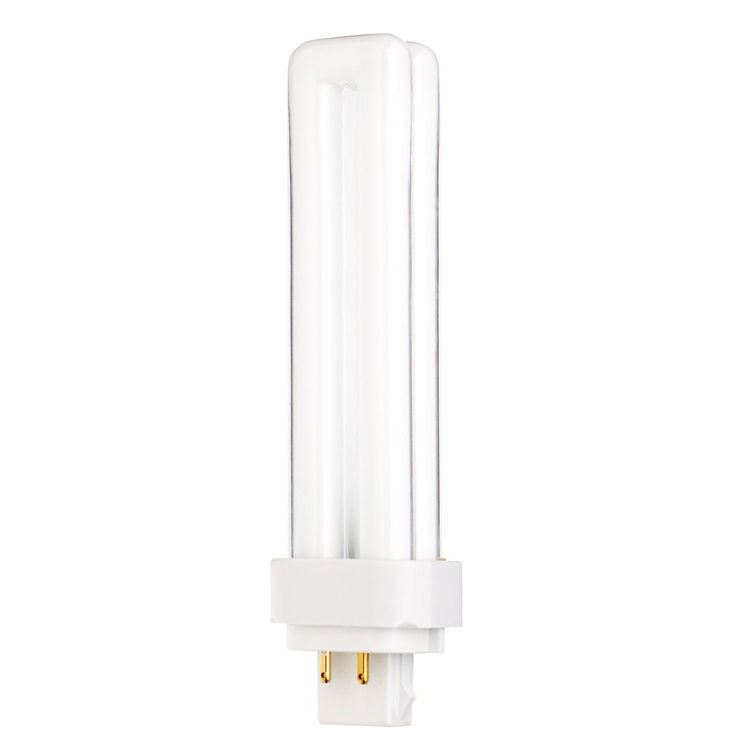 18 Watt; pin-based Compact Fluorescent; 2700K; 82 CRI; G24Q-2 (4-Pin) base
