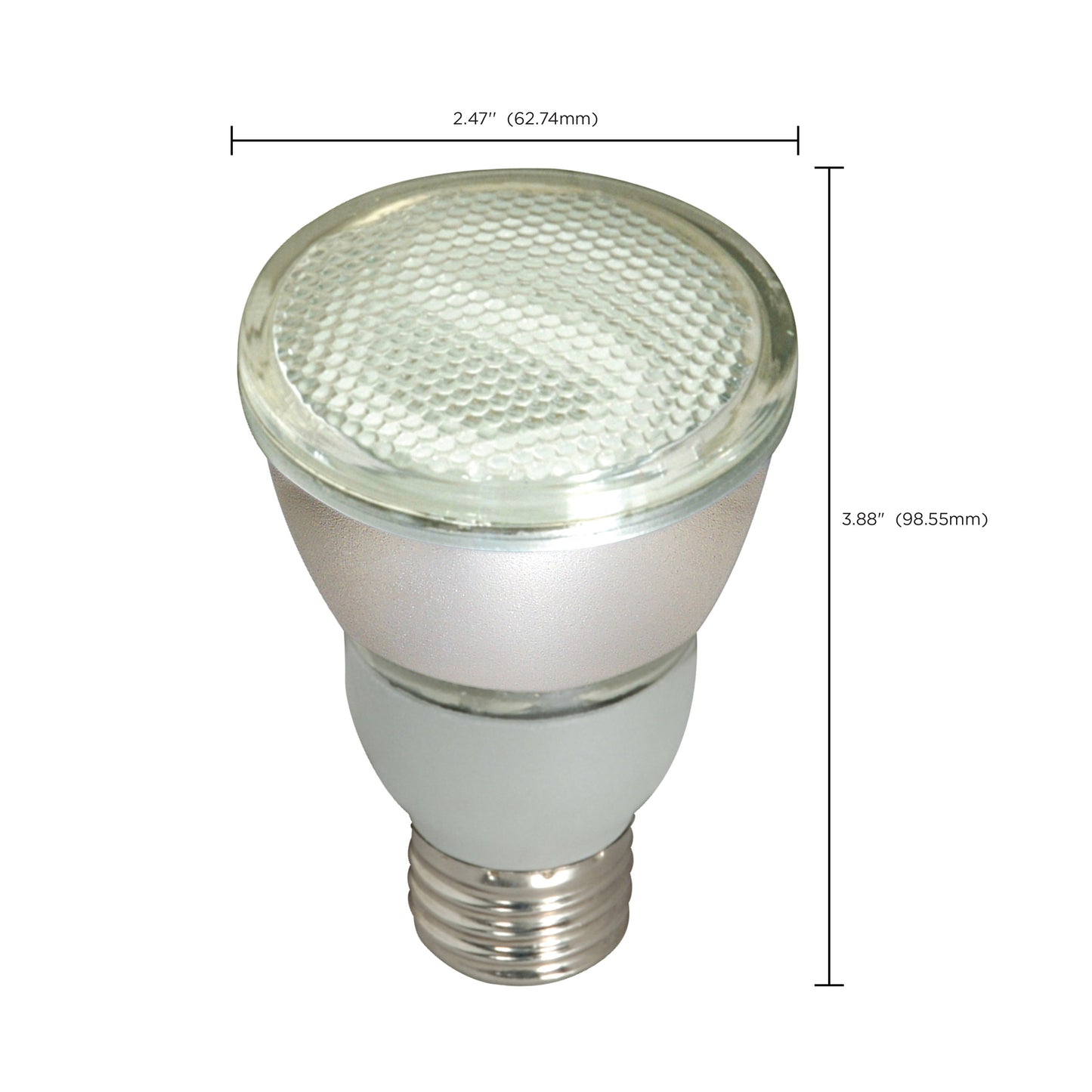 11 Watt; PAR20 Compact Fluorescent; 4100K; 82 CRI; Medium base; 120 Volt