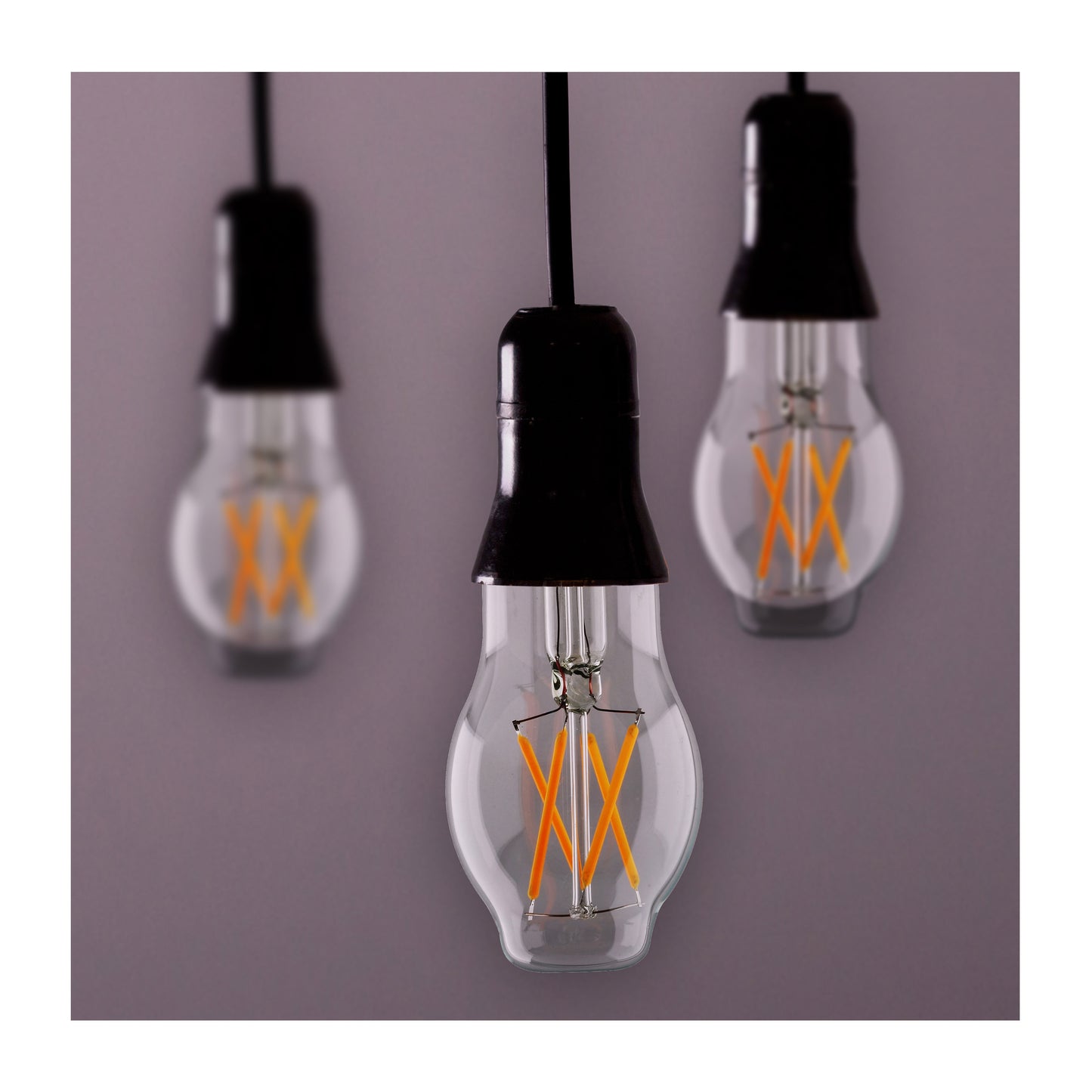 5.5 Watt BT15 LED Filament; Clear; Medium base; 2700K; 500 Lumens; 120 Volt