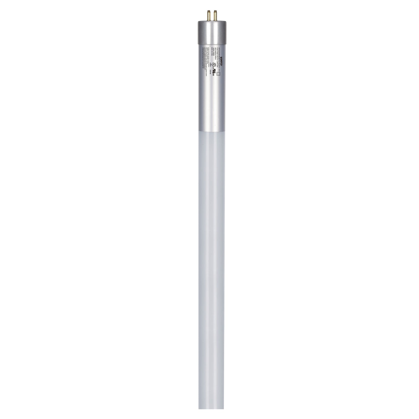 16 Watt T5 LED; Miniature bi-pin base; 5000K; 50000 Average rated hours; 1900 Lumens; 120-277 Volt; Type B; Ballast Bypass; Single Ended Wiring