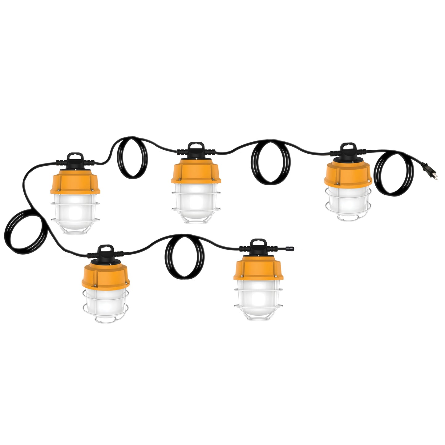 100W LED High Lumen Commercial LED String Light; 5 inter-connected lamps; 5000K; 120V