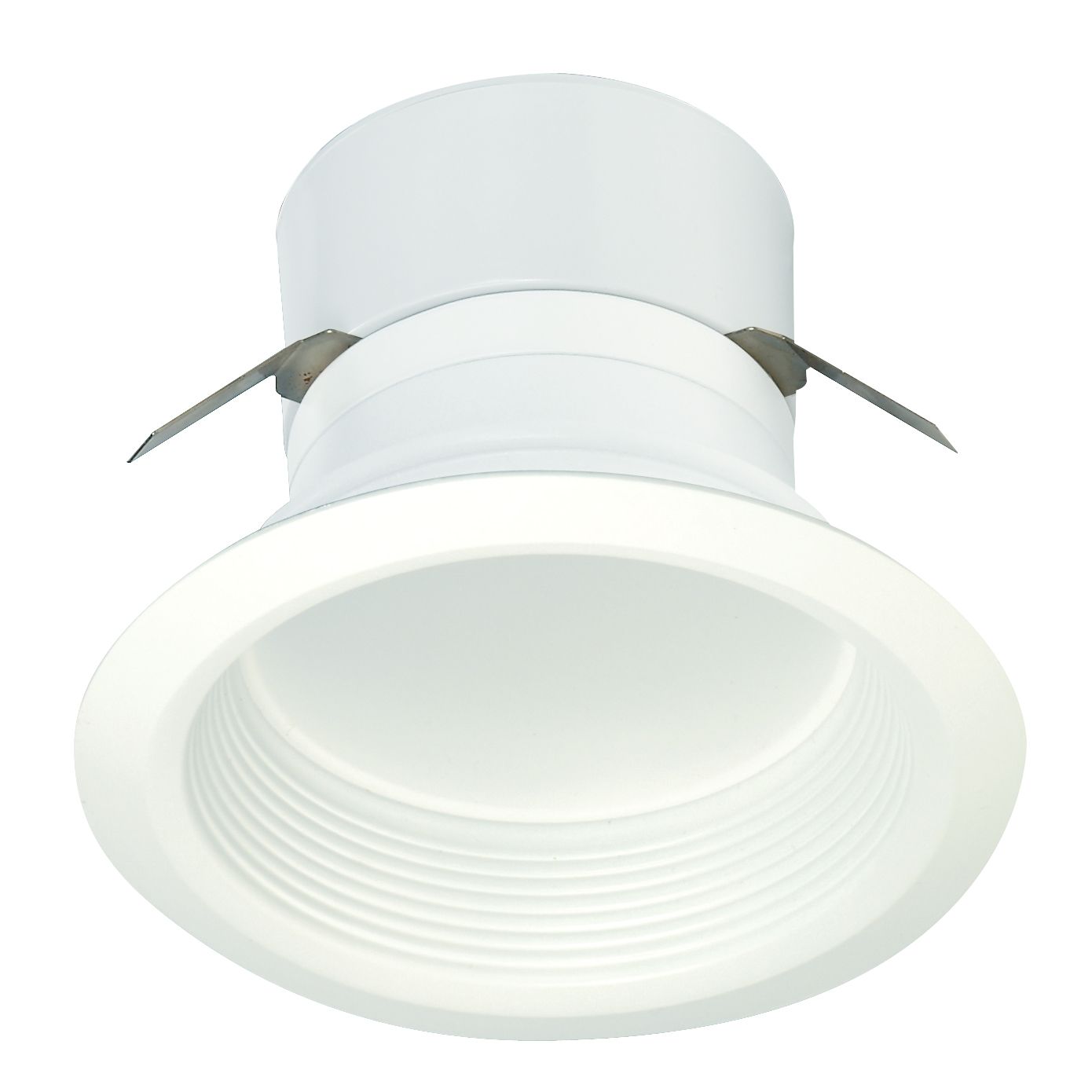 10W LED Downlight Retrofit Kit; 4" Baffle; 3000K; Medium base; 120 volts; Dimmable