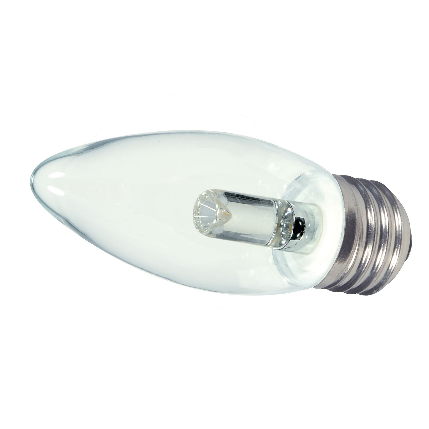 1.4 Watt LED; B11; Clear; 2700K; Medium base; 120 Volt; Carded