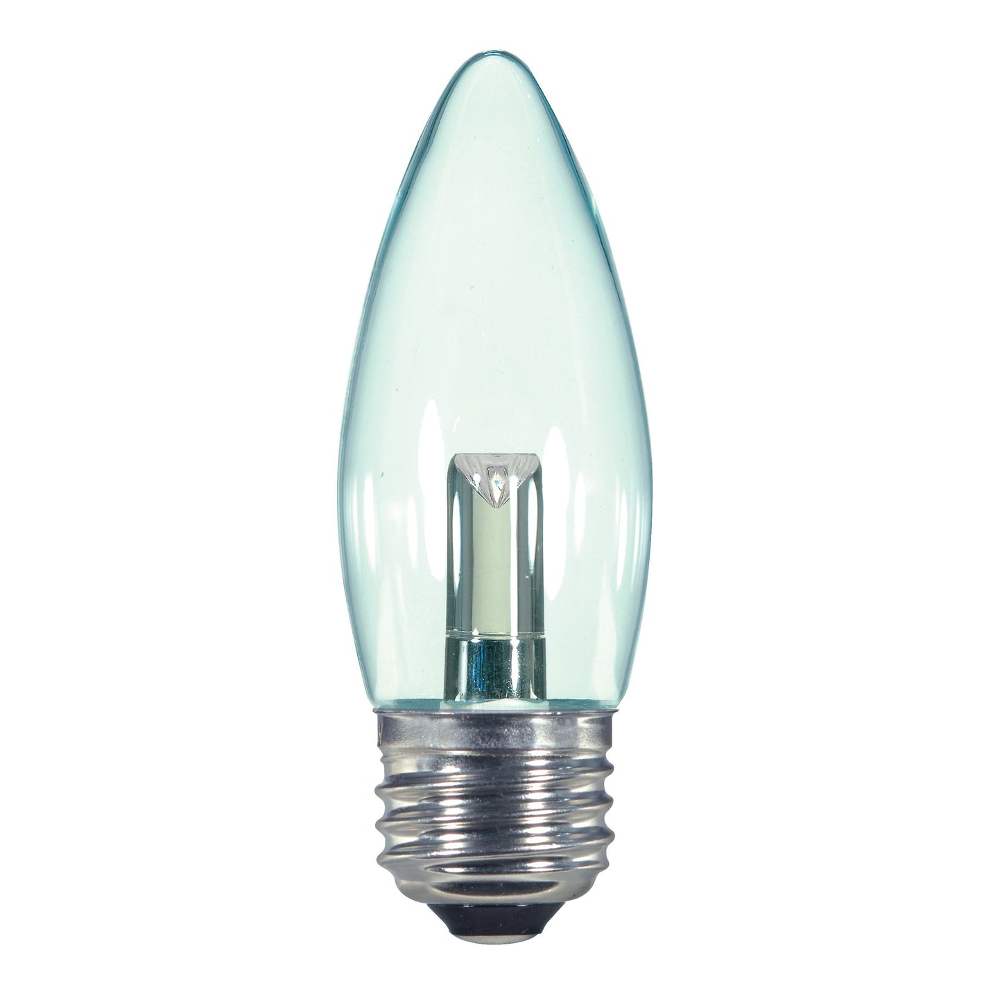 1.4 Watt LED; B11; Clear; 2700K; Medium base; 120 Volt; Carded