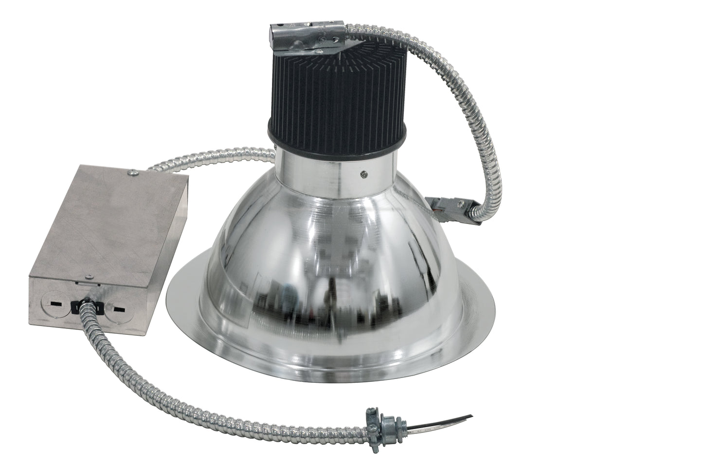 20W Commercial LED Downlight Retrofit; 8" 3000K; 120-277 volt