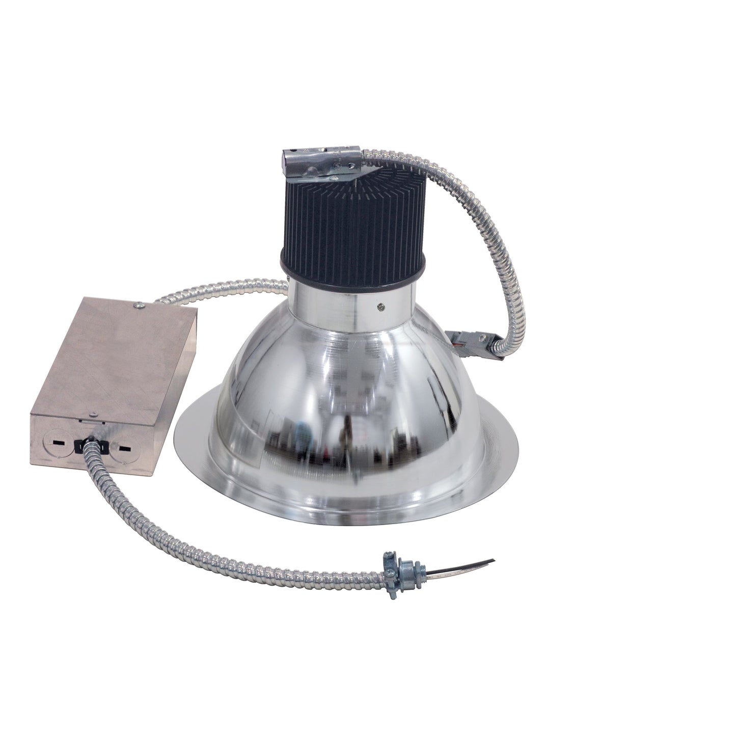 20W Commercial LED Downlight Retrofit; 8" 3000K; 120-277 volt