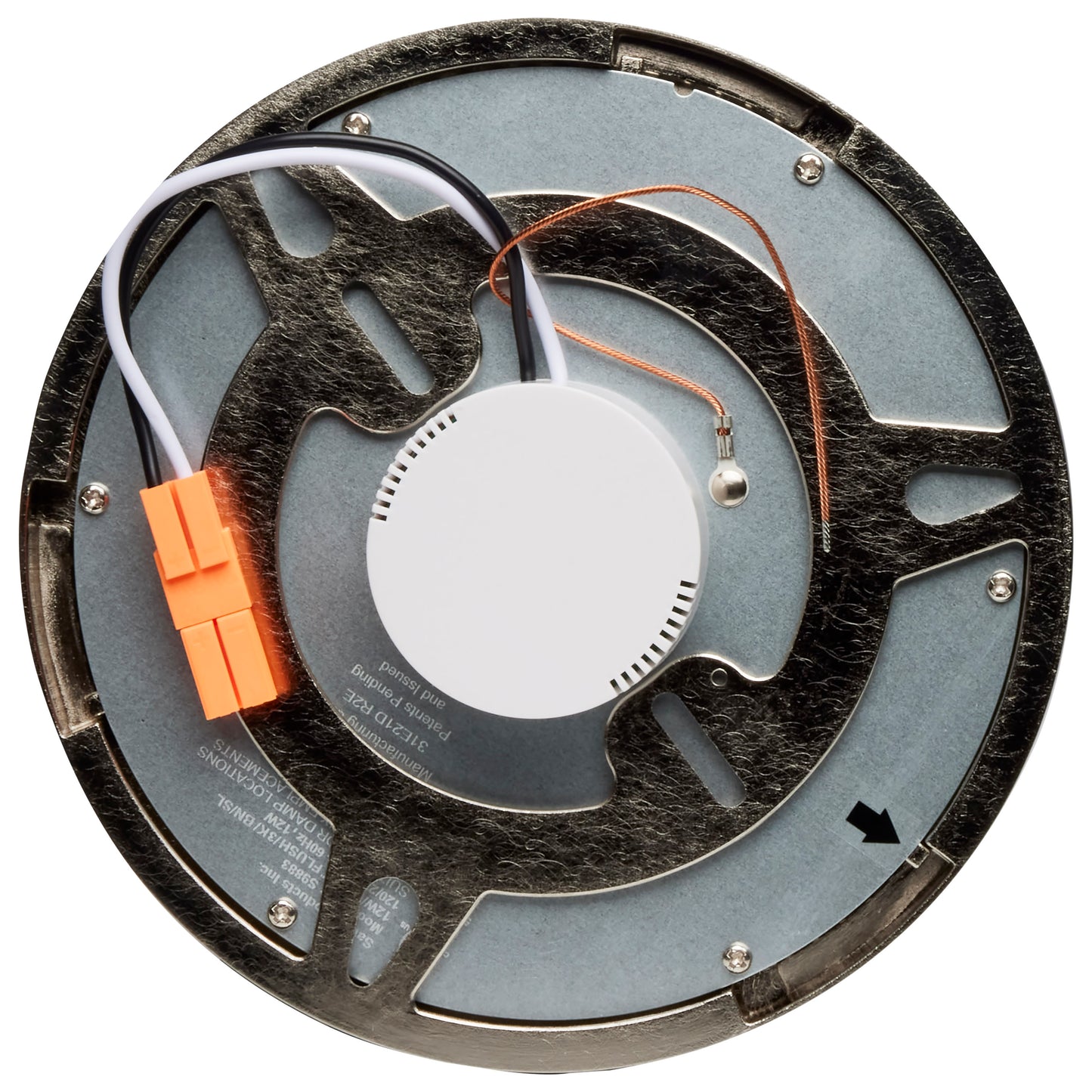 Blink - 12W- 7" Surface Mount LED - 3000K- Brushed Nickel Finish - 120-277V