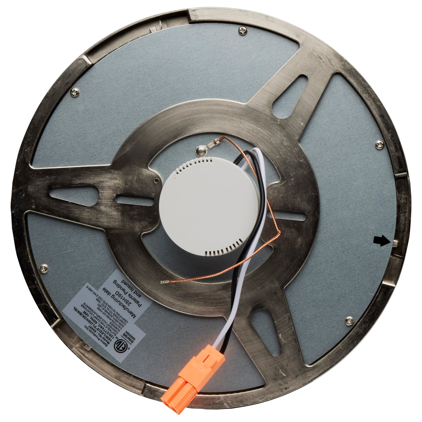 Blink - 16W- 9" Surface Mount LED - 3000K- Brushed Nickel Finish - 120-277V