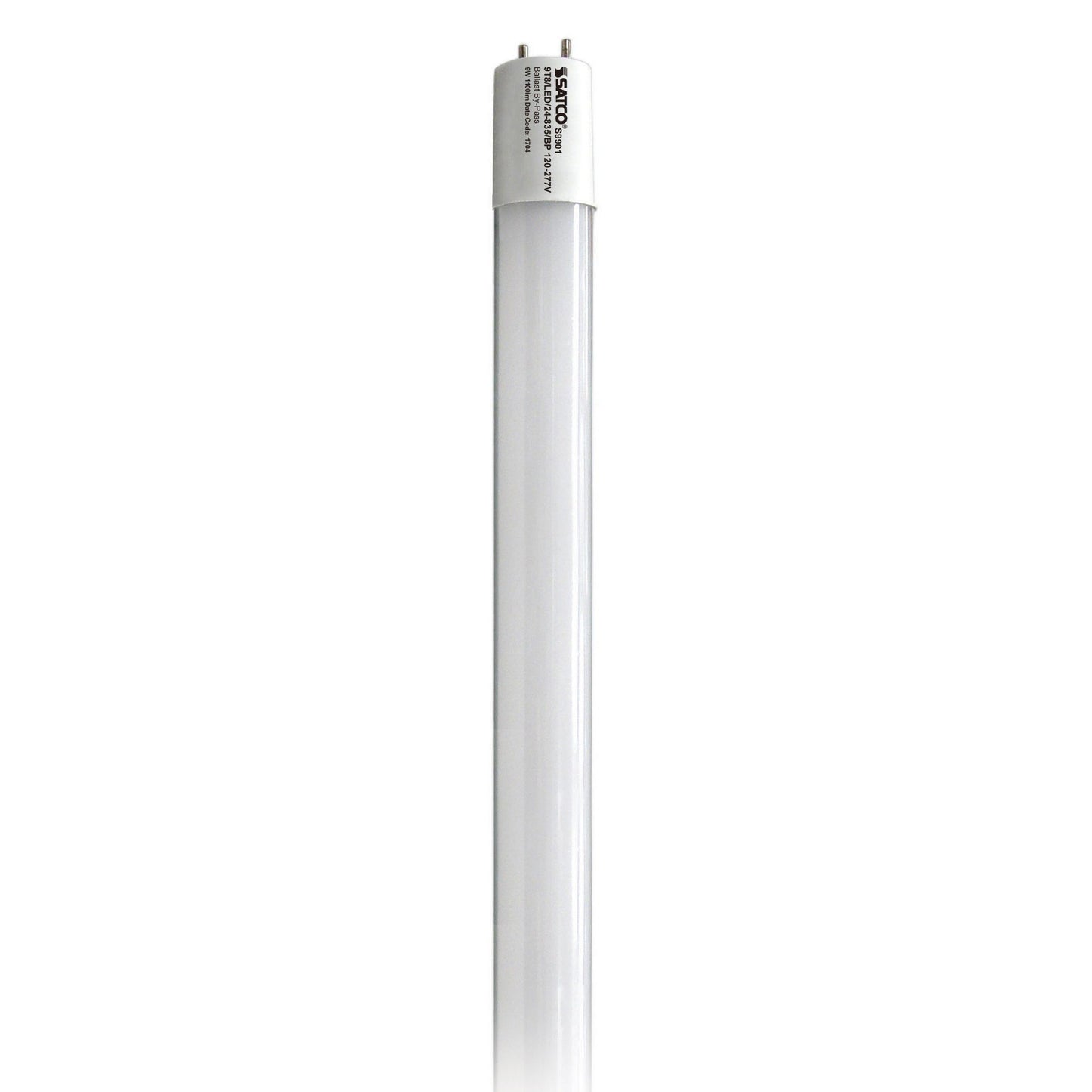 9 Watt T8 LED; 3500K; Medium Bi Pin base; 50000 Average rated hours;Type B Ballast Bypass; 1100 Lumens