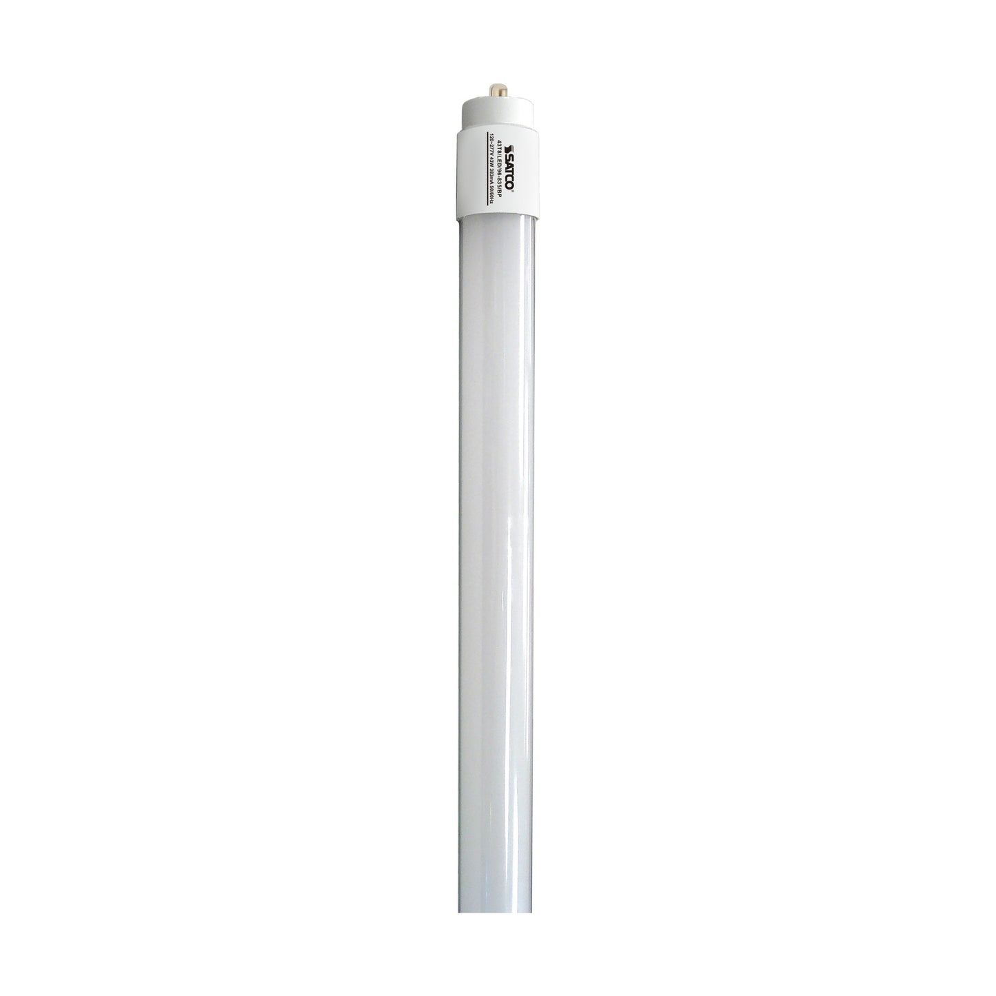 43 Watt T8 LED; Single pin base; 3500K; 50000 Average rated hours; 5300 Lumens; Type B; Ballast Bypass; Double Ended Wiring